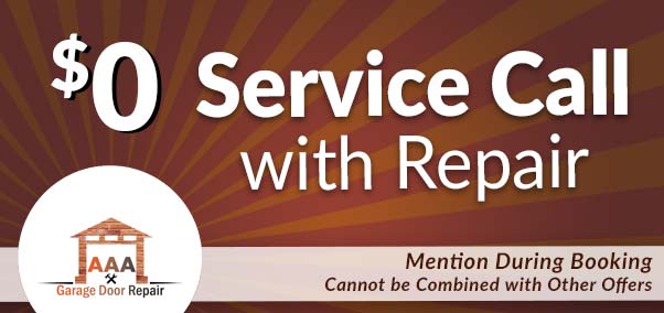 $0 service call with repair